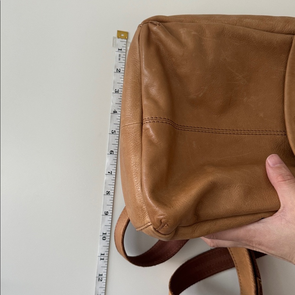 Liberty Backpack Light Brown American Leather Co summer casual Cognac - Picture 8 of 9